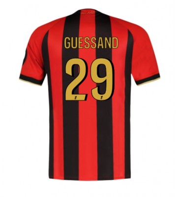 OGC Nice Evann Guessand #29 Hemmatröja 2024-25 Kortärmad